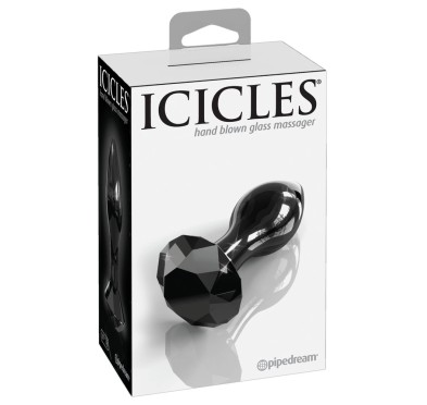 Icicles - Szklany Korek Analny W Kształcie Stożka